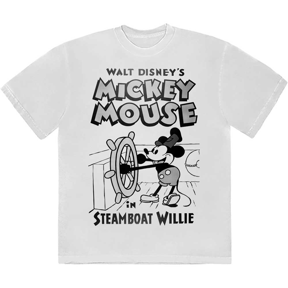 Disney - Mickey Mouse Steamboat Willie | T-Shirt White