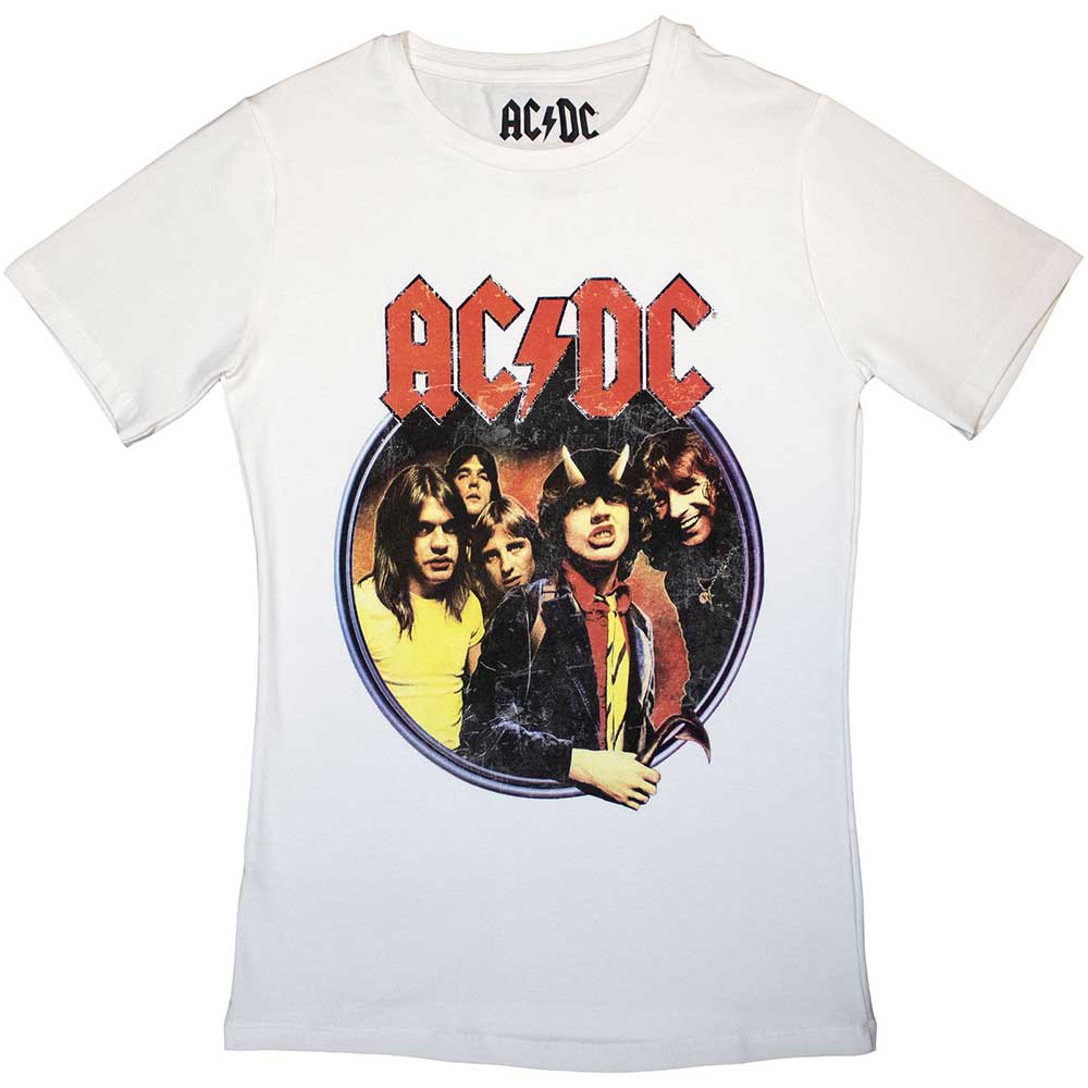 AC/DC - Highway To Hell Circle | T-Shirt White