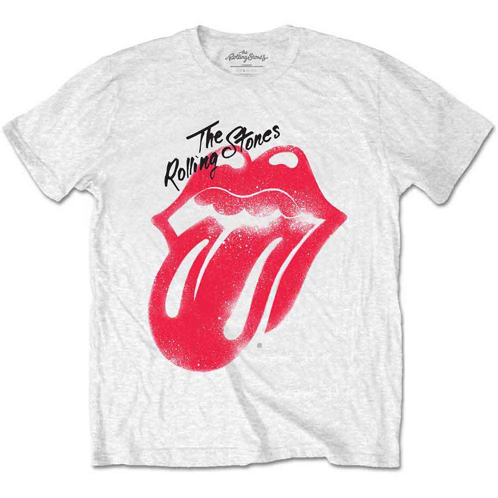 The Rolling Stones - Spray Tongue | T-Shirt White