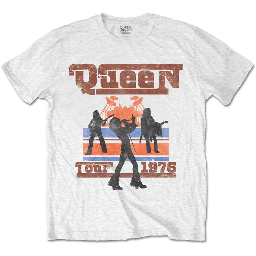 Queen - 1976 Tour Silhouettes | T-Shirt White