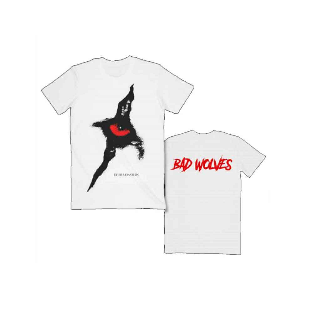 Bad Wolves - Dear Monsters Eye & Logo | T-Shirt White