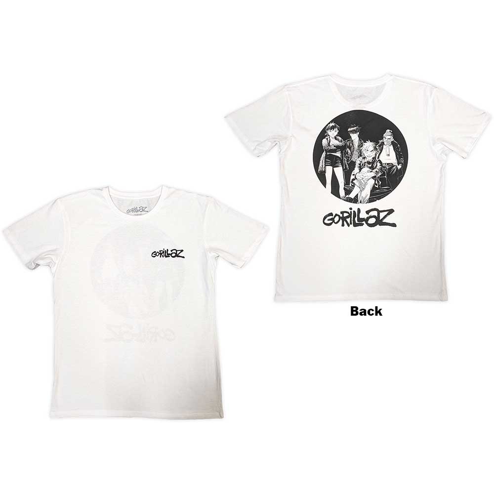 Gorillaz - Song Machine Brush Logo | White