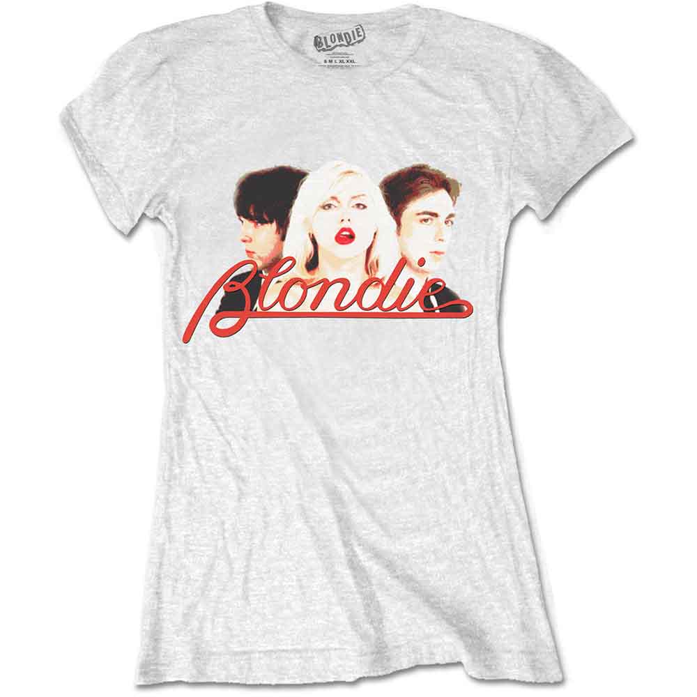 Blondie - P Lines Halftone | T-Shirt White