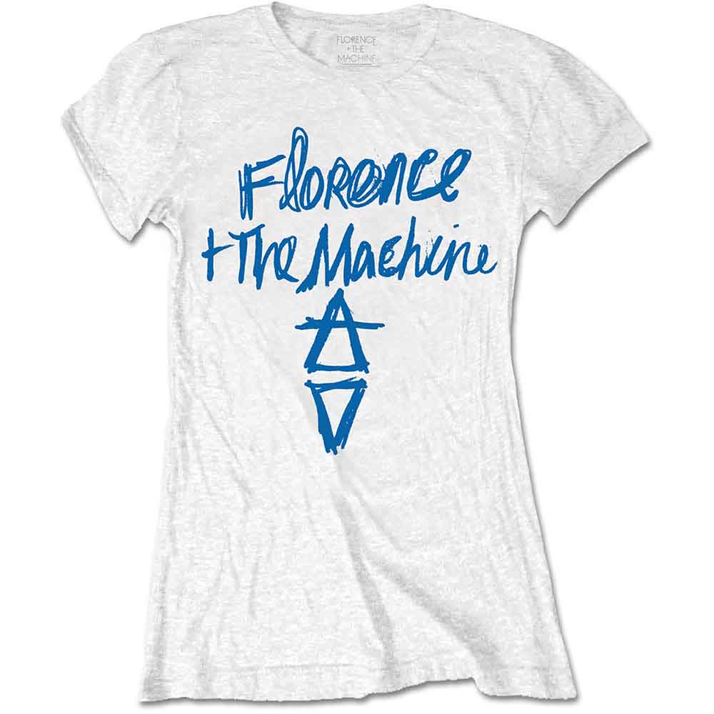 Florence & The Machine - Hand Drawn Logo | T-Shirt White