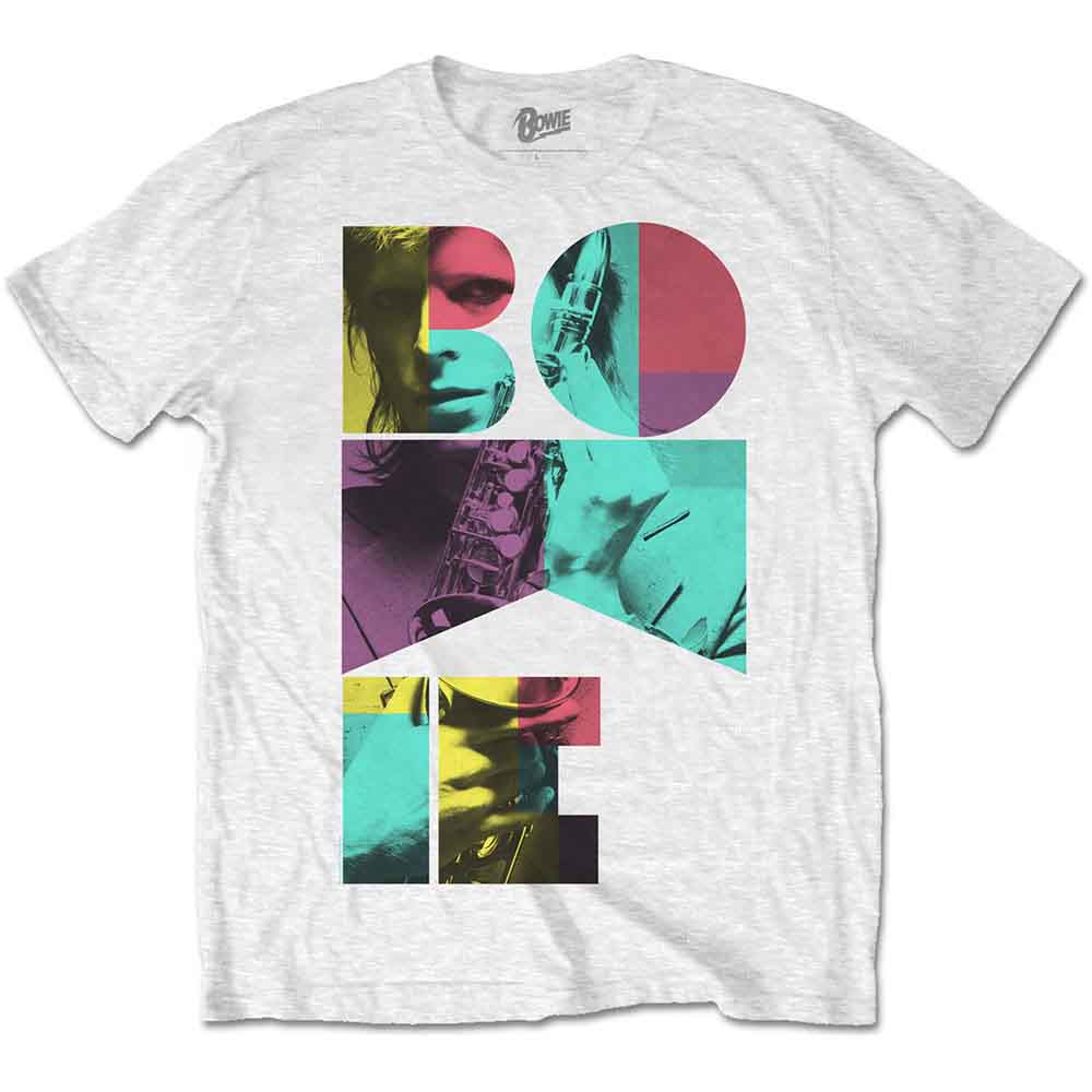 David Bowie - Colour Sax | T-Shirt White