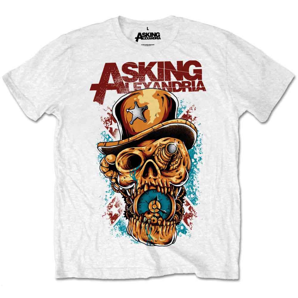 Asking Alexandria - Stop The Time | T-Shirt White