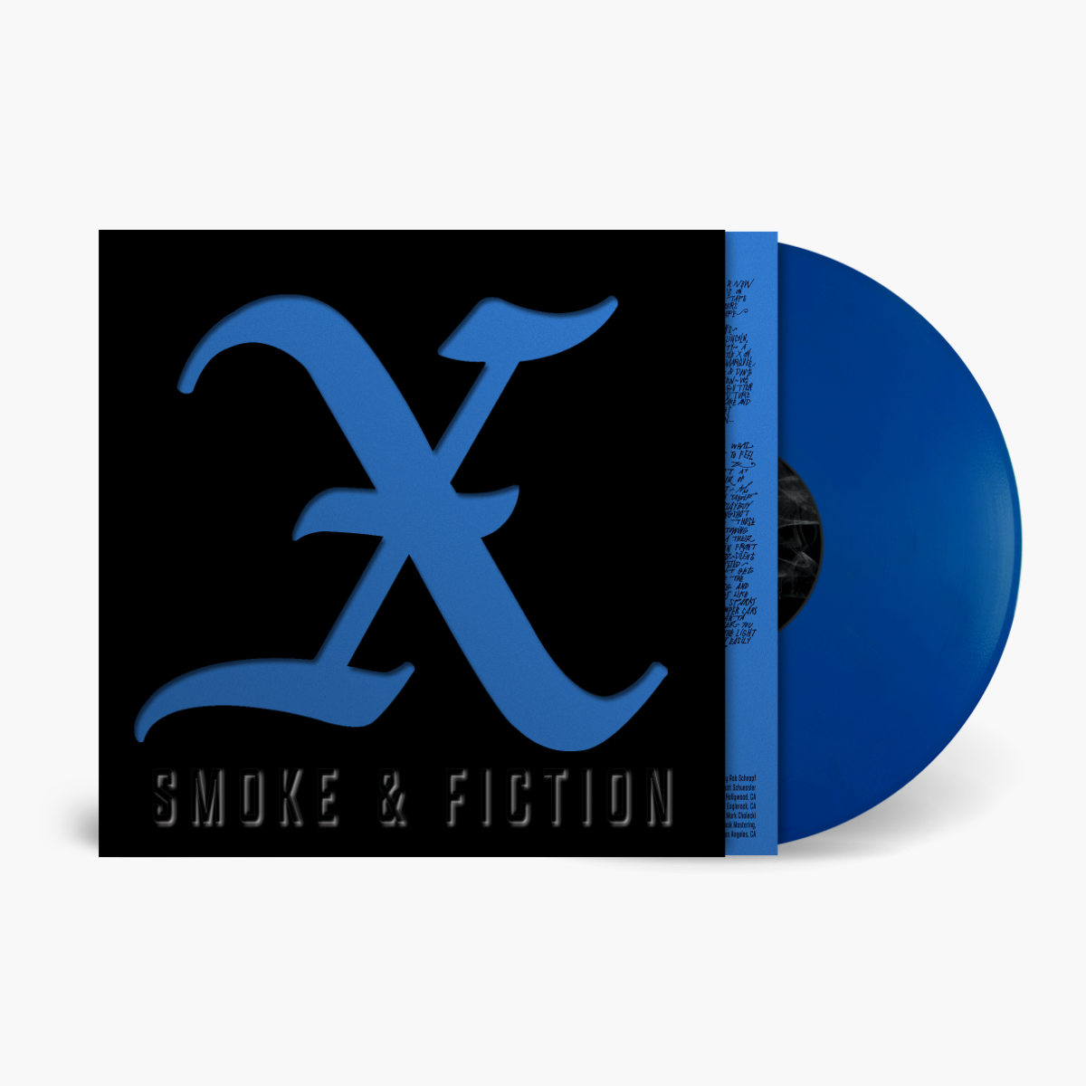 X | Smoke & Fiction (Indie Exclusive, Colored Vinyl, Blue) | Vinyl