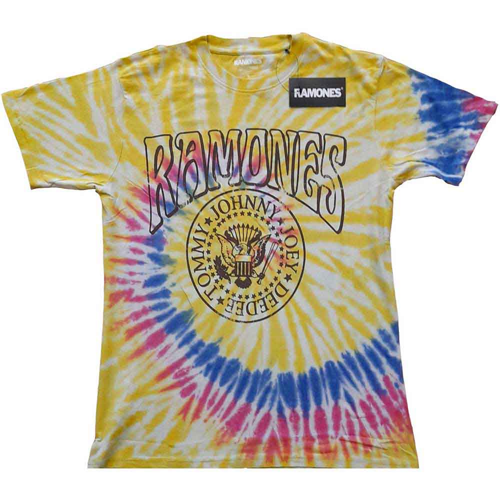 Ramones - Crest Psych | T-Shirt Yellow