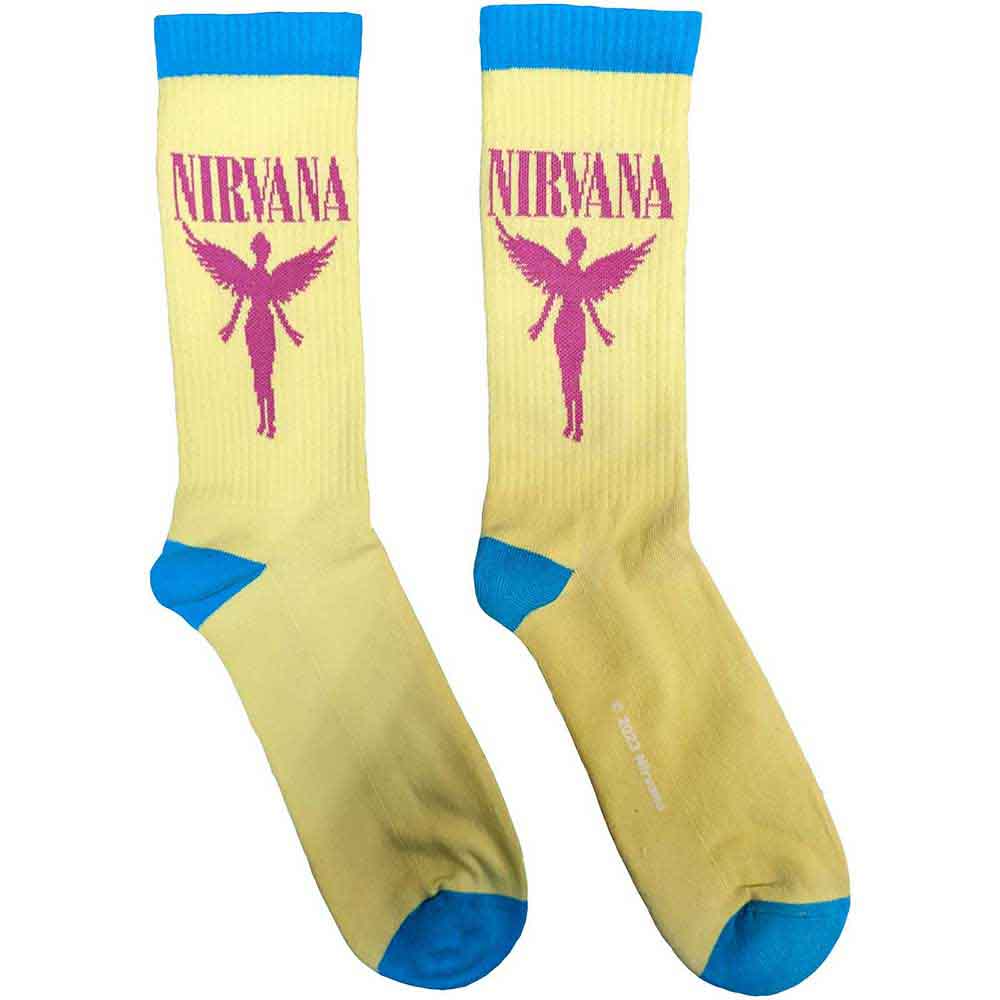 Nirvana - Angelic | Socks Yellow