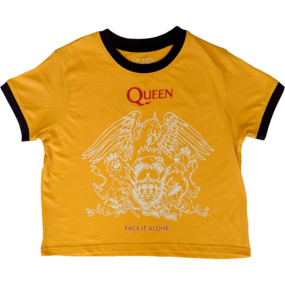 Queen | Face It Alone Crest | Yellow