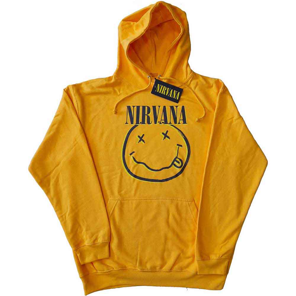 Nirvana - Inverse Happy Face | Sweatshirt Yellow