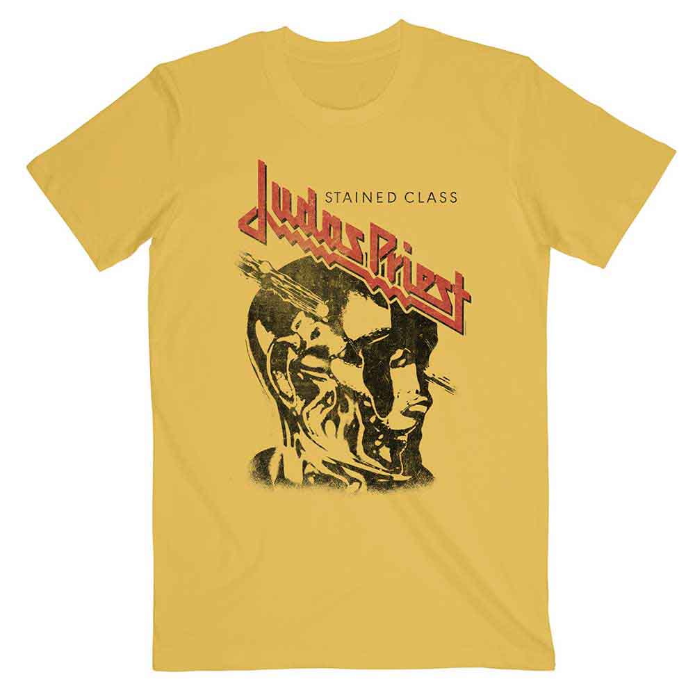 Judas Priest - Stained Class Vintage Head | T-Shirt Yellow