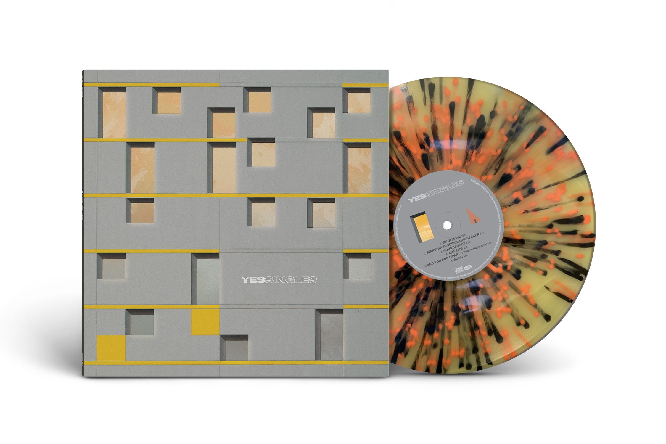 Yes | Yessingles (ROCKTOBER) (Yellow/Orange/Black Splatter Vinyl) | Vinyl