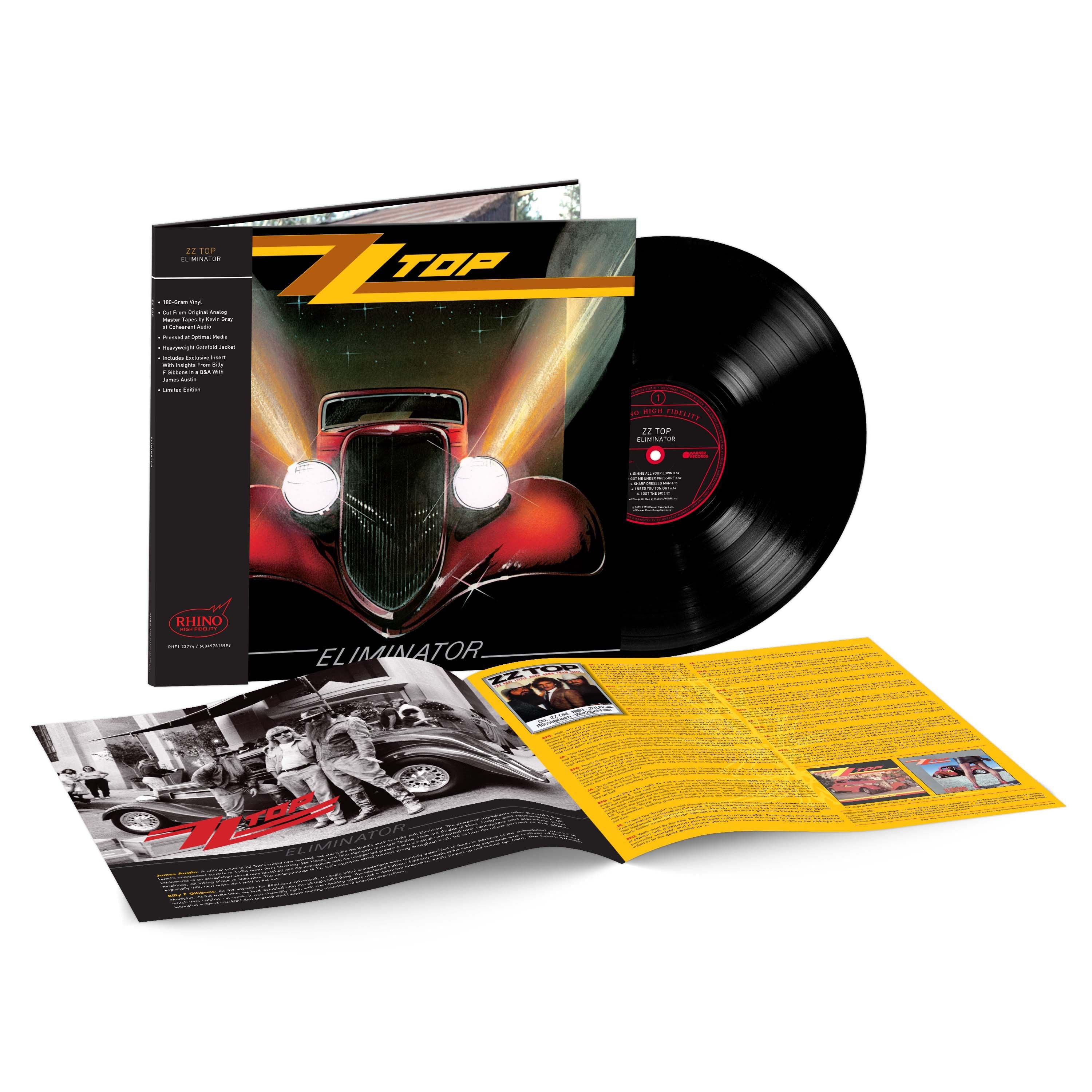 ZZ Top - Eliminator(Rhino Hi-Fi)(RKTBR25) | Vinyl