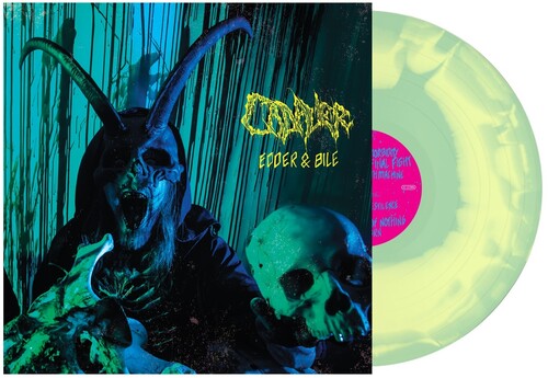 Cadaver | Edder & Bile (Mint Green / Yellow Swirl Vinyl) (Limited Edition) | Vinyl
