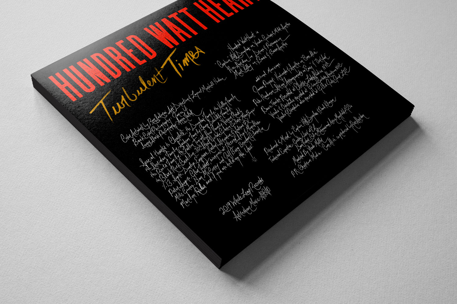 Hundred Watt Heart | Turbulent Times (Limited Edition, 180 Gram Clear Vinyl) | Vinyl