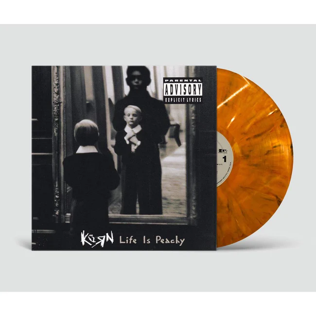 Korn | Life is Peachy (Import) Orange Splatter | Vinyl