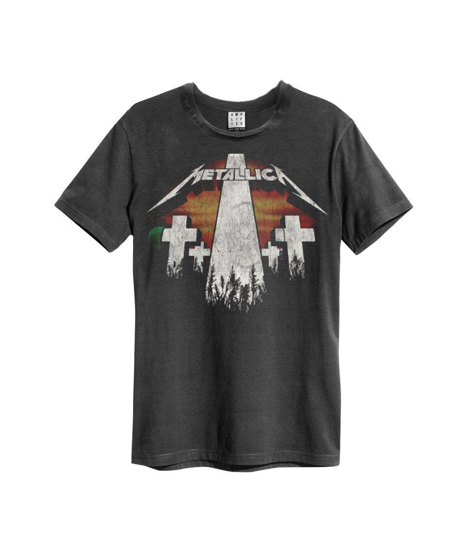 Metallica | Master Of Puppets Revamp Vintage T-Shirt (Charcoal