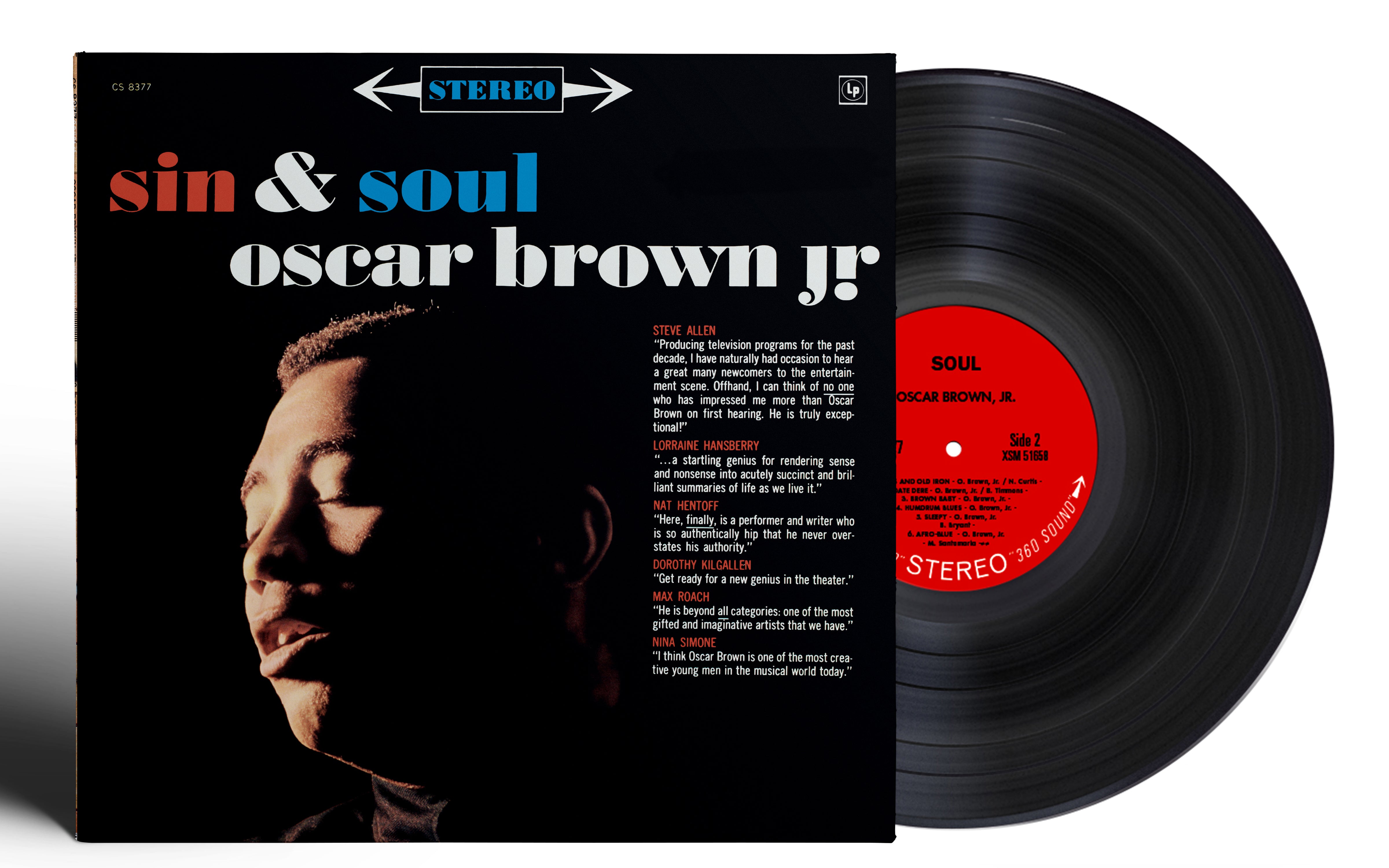 Oscar Brown Jr. | 33 Tours - Sin & Soul (Black Vinyl) | Vinyl