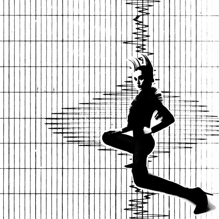 Poppy | Flux (Black + Aqua Blue Galaxy) | Vinyl