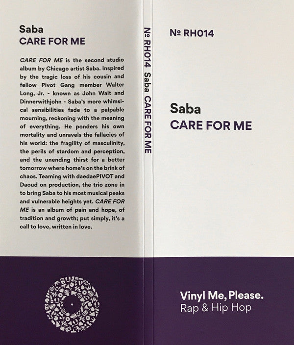 Saba | Care For Me (Vinyl Me Please Exclusive | Gray Vinyl | Used/Like New/Mint)