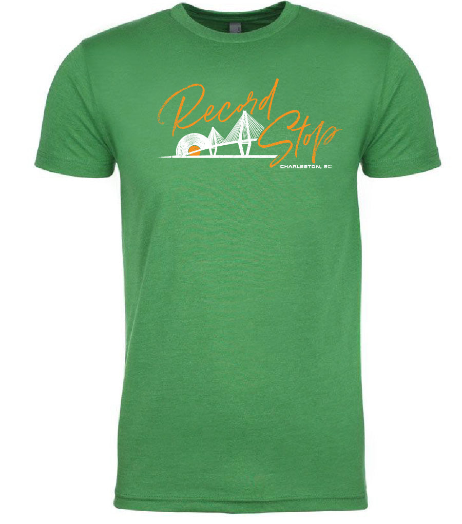 Record Stop | Record Stop Charleston Ravenel Bridge - Green Tee |