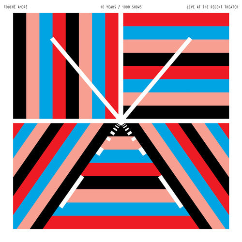 Touche Amore | 10 Years / 1000 Shows Live (Red & Blue Vinyl) (2 Lp's) | Vinyl