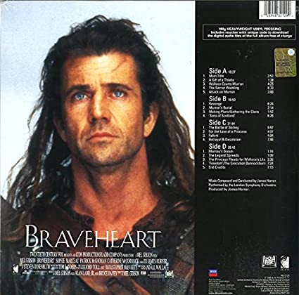 Various Artists | Braveheart (Original Motion Picture Soundtrack) (2 Lp's) | Vinyl