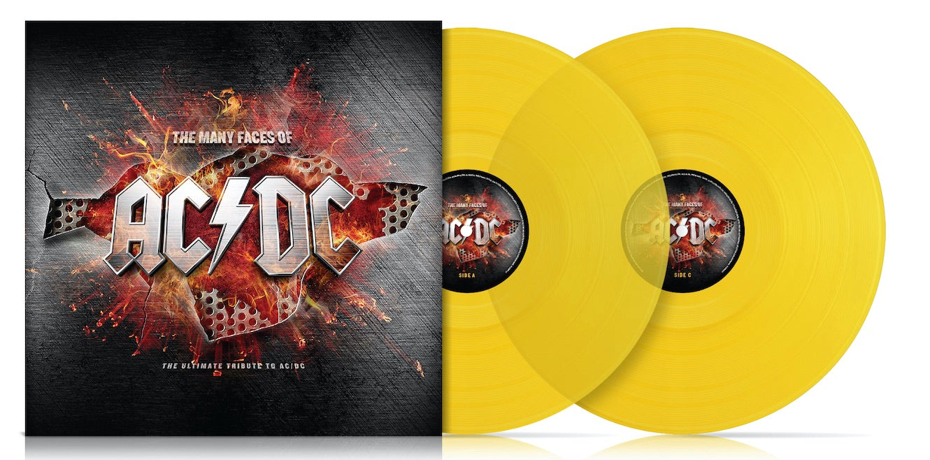 AC/DC | Many Faces Of AC/ DC / Various (Limited Edition, 180gm Transparent Yellow Vinyl) [Import] (2 Lp's) | Vinyl