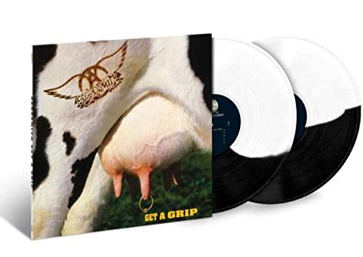 Aerosmith | Aerosmith Get a Grip (Limited Edition, Black & White Split Colored Vinyl) (2 Lp's) | Vinyl