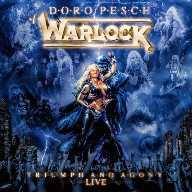 Doro | Warlock - Triumph & Agony Live (Marble Blue & White Vinyl) | Vinyl