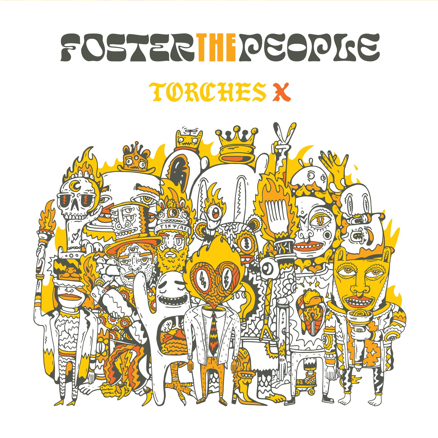 Foster The People | Torches X (Deluxe Edition, Colored Vinyl, Orange, Gatefold LP Jacket, 140 Gram Vinyl) | Vinyl
