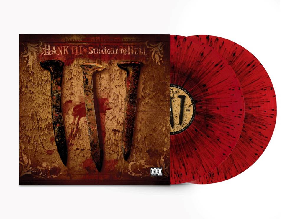 Hank III | Straight To Hell (Limited Edition, Colored Vinyl,Blood Splatter Red) (2 Lp's) | Vinyl