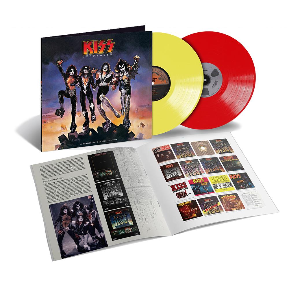 KISS | Destroyer: 45th Anniversary (Limited Edition, Yellow & Red Colored Vinyl,Deluxe Edition) (2 Lp's) | Vinyl