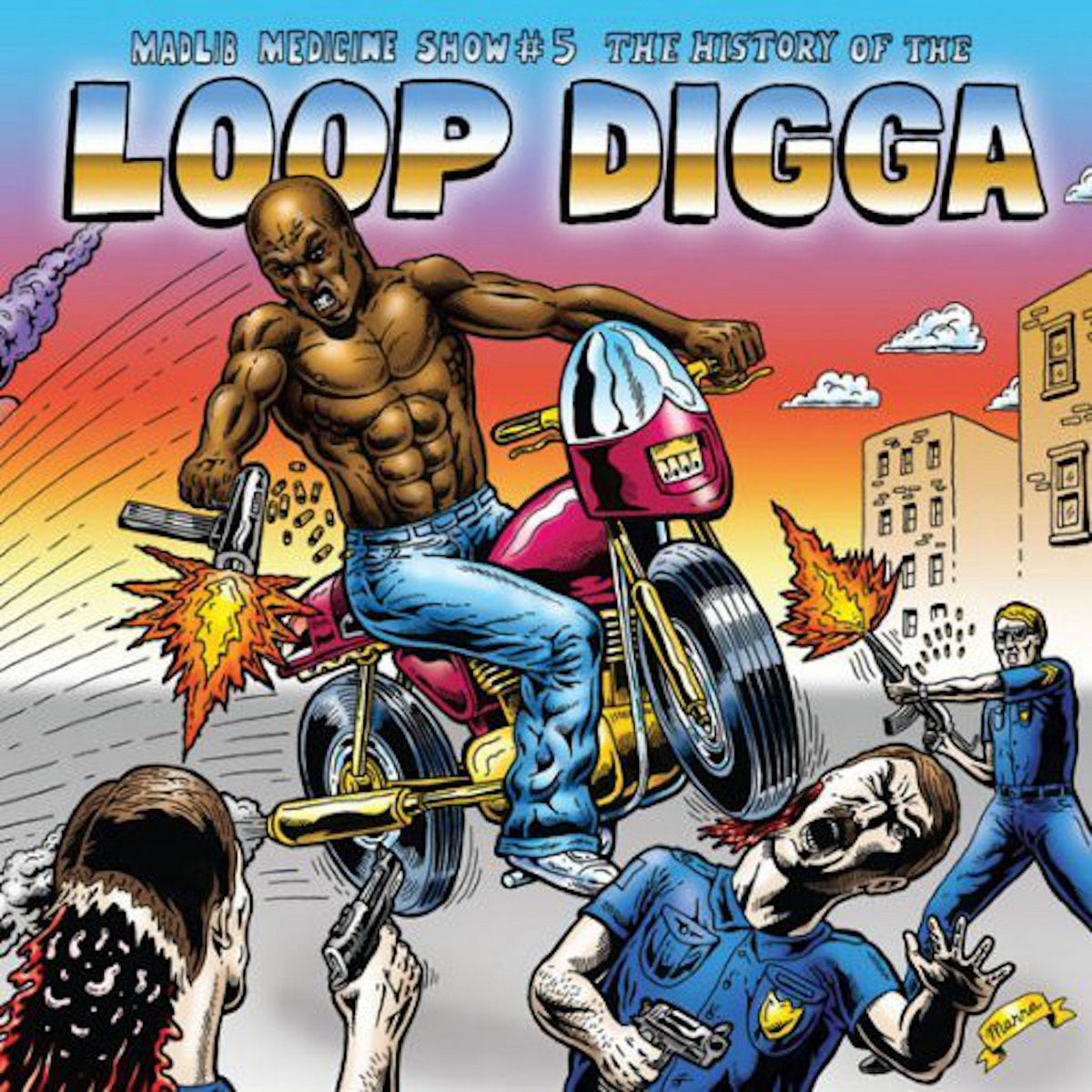 Madlib | Medicine Show No. 5 - History Of The Loop Digga: 1990-2000 (Colored Vinyl, Blue, Indie Exclusive) (2 Lp's) | Vinyl