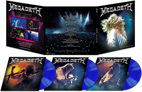 Megadeth | A Night In Buenos Aires (Limited Edition, Blue Vinyl) (3 Lp's) | Vinyl