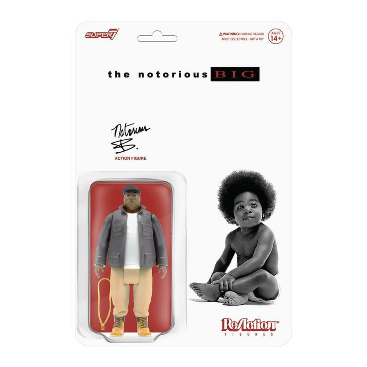 Notorious B.I.G. | Super7 - Notorious B.I.G. ReAction - Standard (Collectible, Figure, Action Figure) | Action Figure