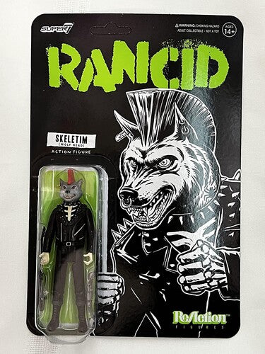 Rancid | Super7 - Rancid ReAction Figure Wave 3 - Skeletim (Wolf Head) (Collectible, Figure, Action Figure) | Action Figure