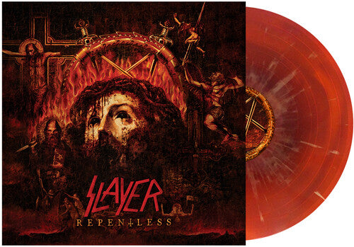 Slayer | Repentless (Limited Edition, OxBlood & Orange Swirl w/ Mustard Splatter Colored Vinyl) | Vinyl