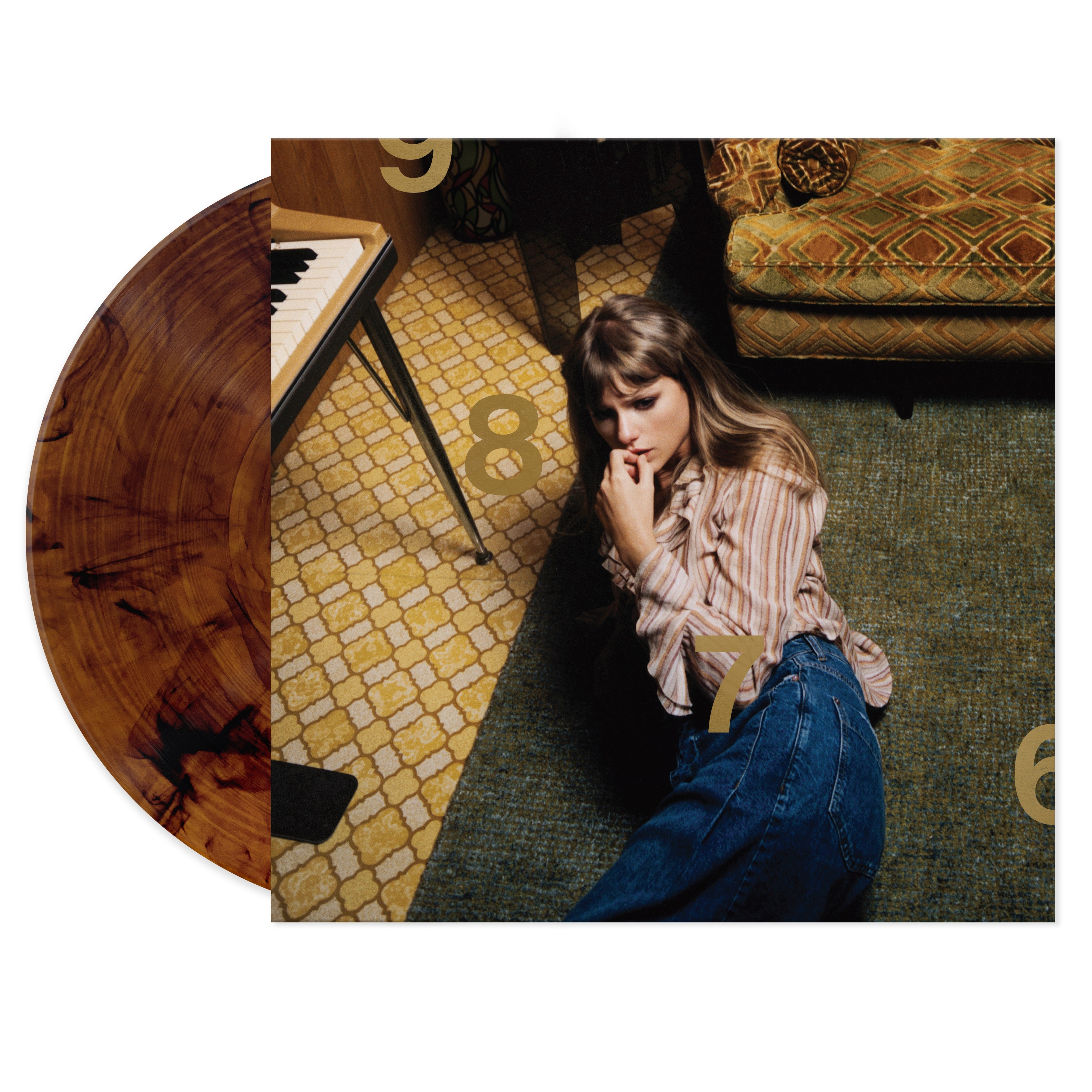 Taylor Swift Midnights Mahogany Vinyl Back