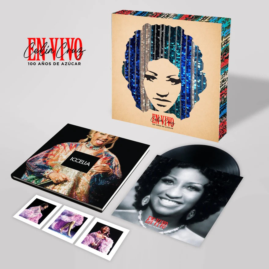 Record Stop Exclusive Release of Celia Cruz's En Vivo: 100 Anos de Azucar Vinyl Collector Set