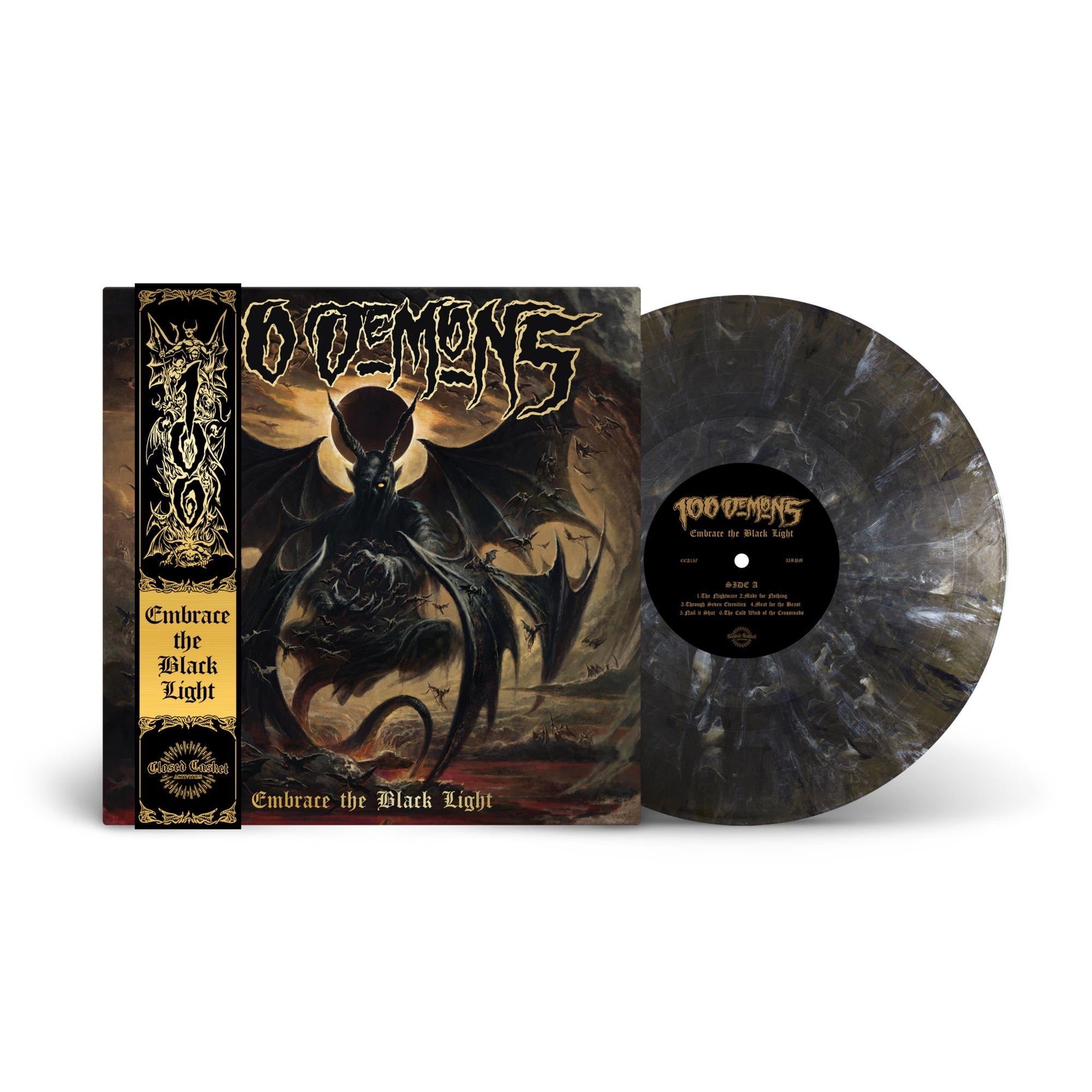 100 Demons - Embrace The Black Light (Indie Exclusive) [Onyx Marble] | Vinyl