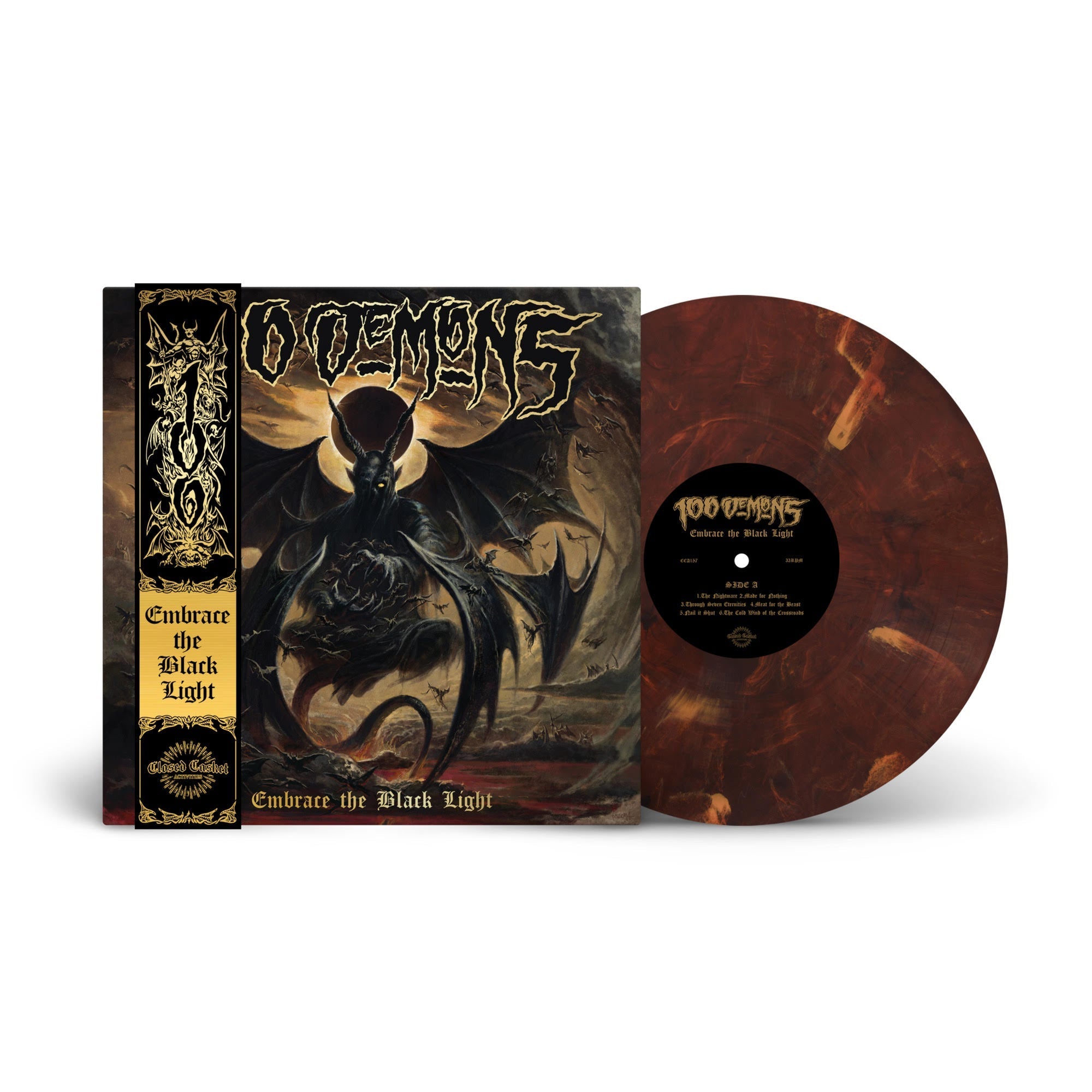 100 Demons - Embrace The Black Light [Spiritual Obliteration Marble] | Vinyl