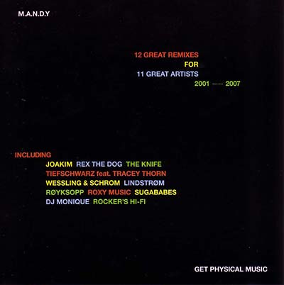 M.A.N.D.Y. - 12 Great Remixes For 11 Great Artists 2001-2007 | CD