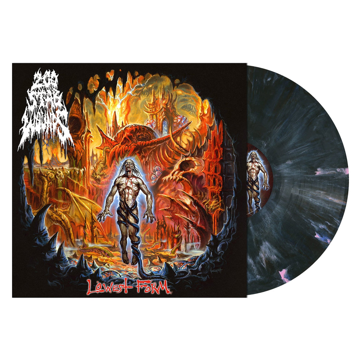 200 Stab Wounds - Lowest Form (Indie Exclusive) ["Pure Emptiness" - Blue Black Marbled Vinyl] | Vinyl