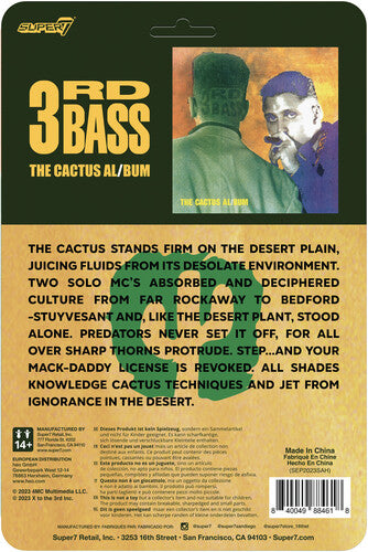 3rd Bass | Super7 - 3rd Bass - Reaction Figures - 3rd Bass (2 Pack) (Collectible, Figure, Action Figure) | Action Figure