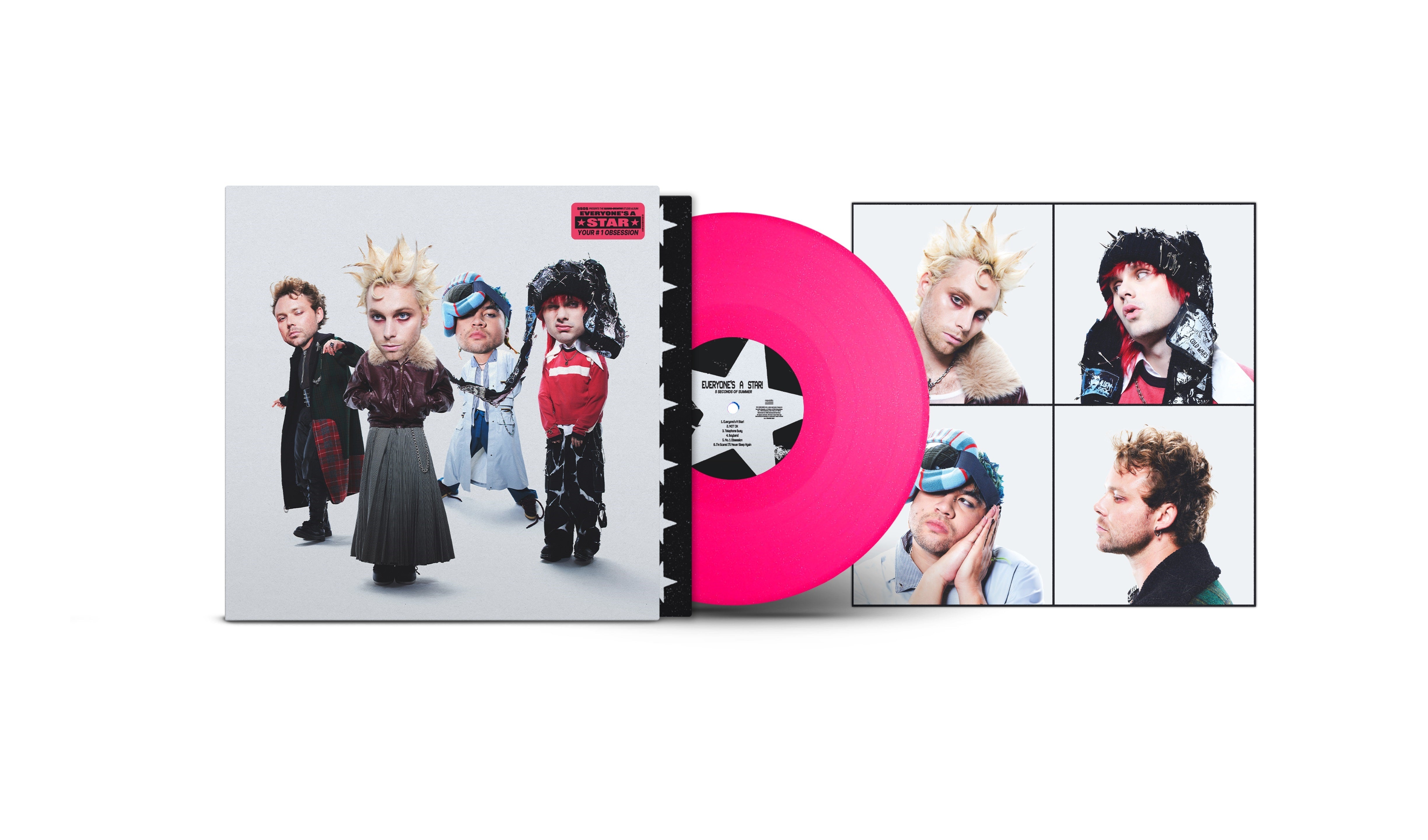 5 Seconds Of Summer | Everyone'S A Star! [Neon Pink Glitter Vinyl] | Vinyl