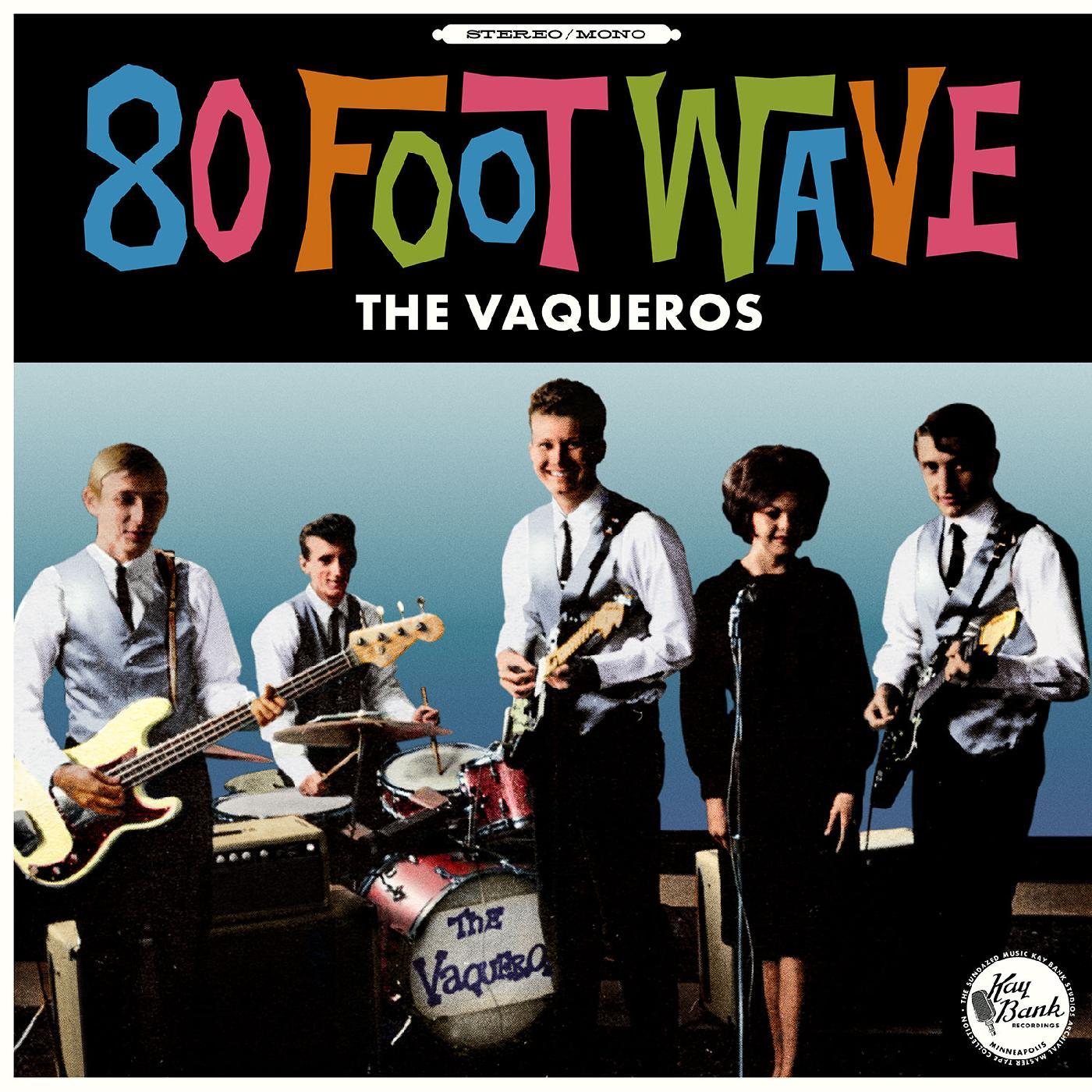 The Vaqueros | 80 Foot Wave (TURQUOISE VINYL) | Vinyl