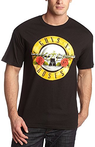 Guns N Roses - Men'S Guns N Roses Bullet T-Shirt,Black,Xx-Large | Apparel