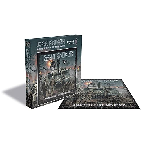 IRON MAIDEN - A MATTER OF LIFE AND DEATH (500 PIECE JIGSAW PUZZLE) | Puzzle